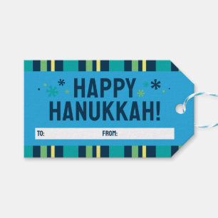 Fröhliches Chanukka-Geschenk-Anhänger Geschenkanhänger