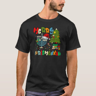 Fröhliches Chrismukkah Chanukka Jüdisches Chanukka T-Shirt