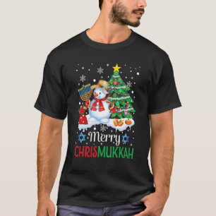 Fröhliches Chrismukkah Chanukka Weihnachten jüdisc T-Shirt