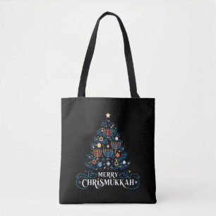 Fröhliches Chrismukkah jüdischer Feiertag Chanukka
