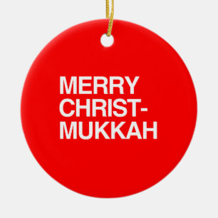FRÖHLICHES CHRIST-MUKKAH - .PNG KERAMIKORNAMENT