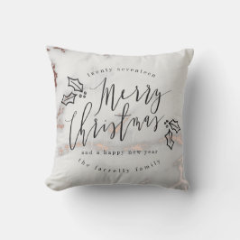 FRÖHLICHES CHRISTMAS-MARBLE KISSEN