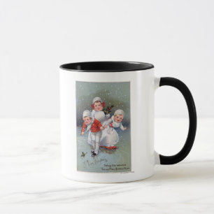 Fröhliches ChristmasLittle scherzt Eis-Skaten Tasse