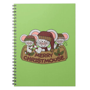 Fröhliches Christmouse Notizblock