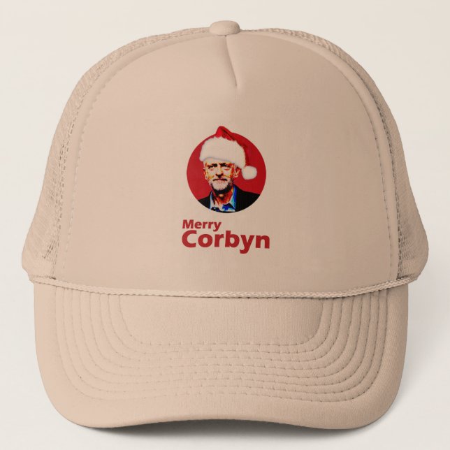 Fröhliches Corbyn - Hut Truckerkappe (Vorderseite)