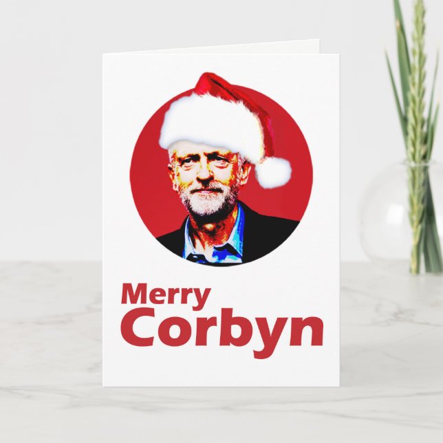 Fröhliches Corbyn - Karte (Vorderseite)