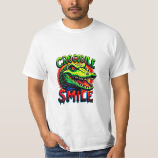 "Fröhliches Crocodile Lächeln - Spaß und Whimsical T-Shirt