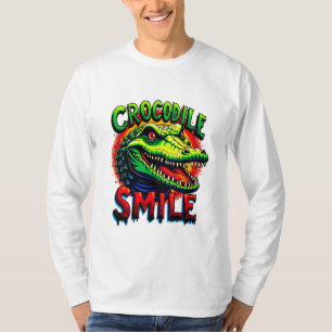 "Fröhliches Crocodile Lächeln - Spaß und Whimsical T-Shirt