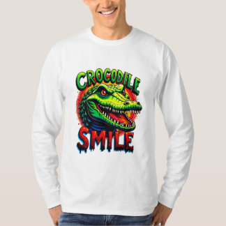 "Fröhliches Crocodile Lächeln - Spaß und Whimsical T-Shirt