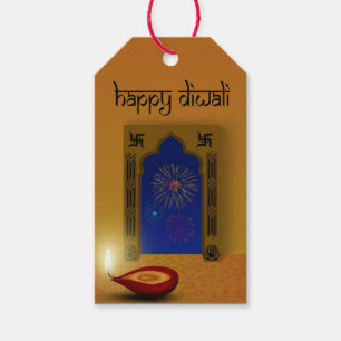 Fröhliches Diwali-Feuerwerk - Geschenkanhänger
