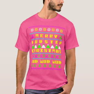 Fröhliches Dubstep Weihnachten Wub Techno Dj Raver T-Shirt