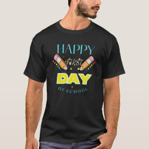 Fröhliches Erstes Schultag T-Shirt