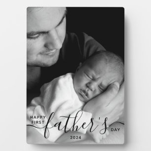 Fröhliches erstes Vatertags-Foto Dad Geschenk   Fotoplatte