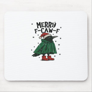 Fröhliches F-Caw-F Wesentliches Minimal Rein Mousepad