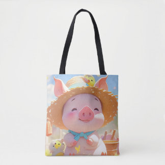 Fröhliches Ferkel mit einem Hut