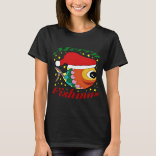 Fröhliches Fishmas hässlicher Weihnachtspullover l T-Shirt