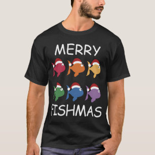 Fröhliches Fishmas hässlicher Weihnachtspullover l T-Shirt