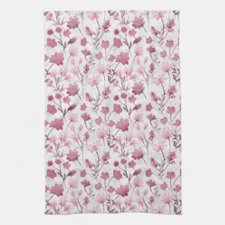 Fröhliches Flora Küchenhandtuch - Rose Geschirrtuch