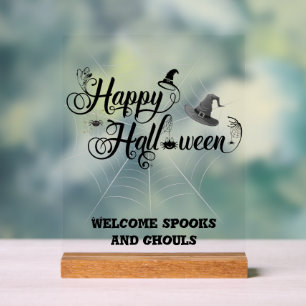 Fröhliches Halloween-Acrylschild Acrylschild