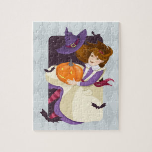 Fröhliches Halloween Alice im Wunderland Puzzle