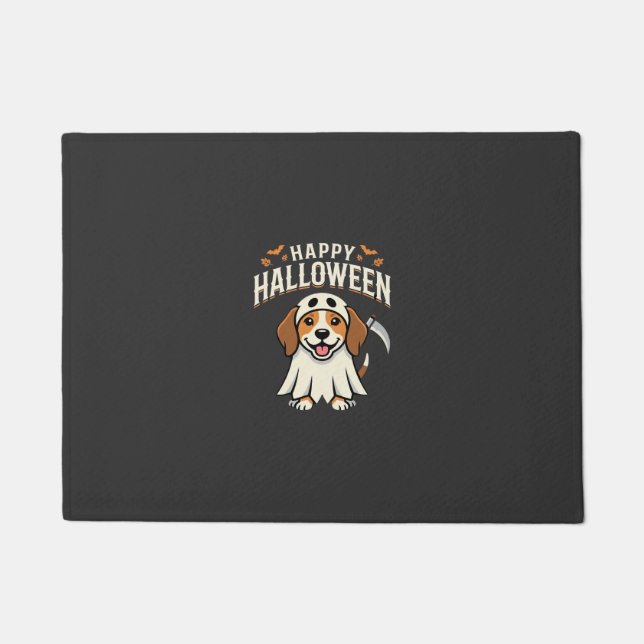 Fröhliches Halloween Beagle Hund Design_1 Fußmatte (Vorderseite)