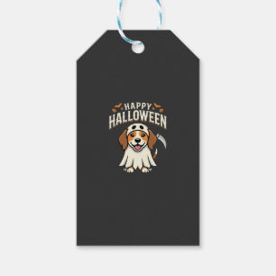 Fröhliches Halloween Beagle Hund Design_1 Geschenkanhänger