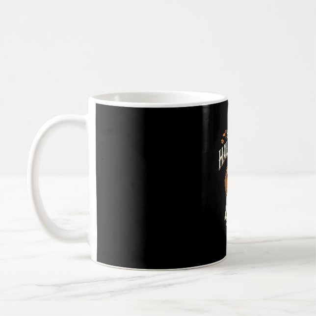 Fröhliches Halloween Beagle Hund Design_1 Kaffeetasse (Links)