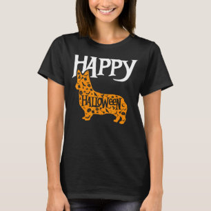 Fröhliches Halloween Corgi T-Shirt