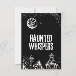Fröhliches Halloween-Design Dankeskarte