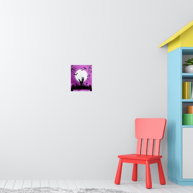Fröhliches Halloween-Design Poster (Kinderzimmer 1)