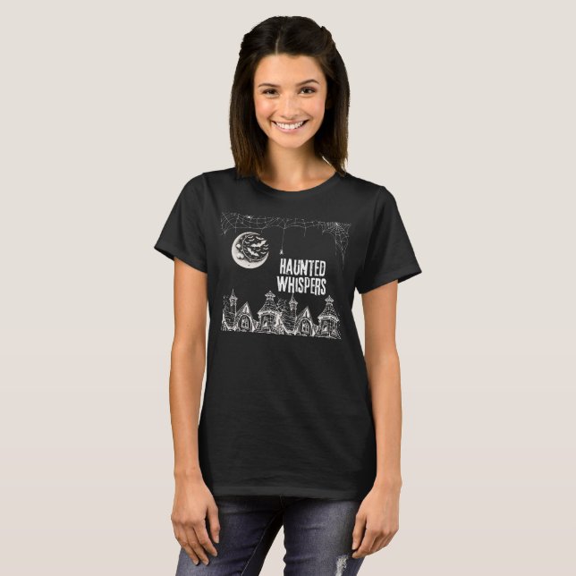 Fröhliches Halloween-Design T-Shirt (Vorne ganz)
