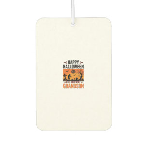 Fröhliches Halloween Enkel Vintage Grusel-Shirt De Autolufterfrischer