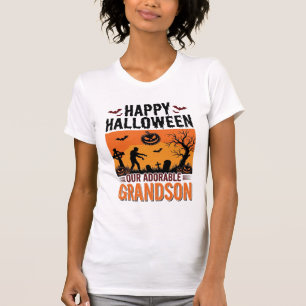 Fröhliches Halloween Enkel Vintage Grusel-Shirt De T-Shirt