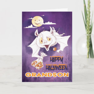 Fröhliches Halloween Enkelkind Karte