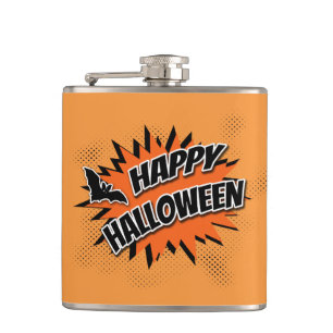 Fröhliches Halloween Flachmann