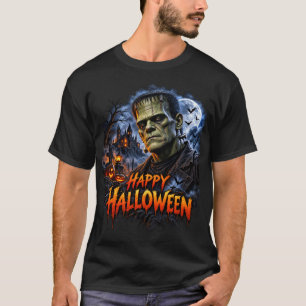Fröhliches Halloween Frankenstein-Monster T-Shirt