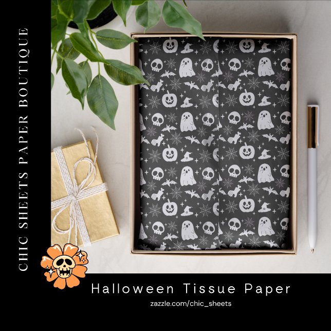 Fröhliches Halloween-Geschenkverpackung-Seidenpapi Seidenpapier (Von Creator hochgeladen)