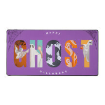 Fröhliches Halloween-Gespenst Gruselig Süß Lila Ga