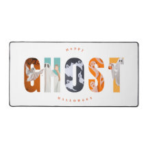 Fröhliches Halloween Gespenst Gruselig Süßer Weiße