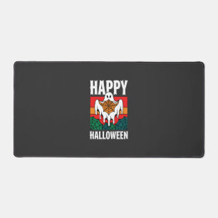 Fröhliches Halloween Gespenst Spinnennetz Retro Schreibtischunterlage
