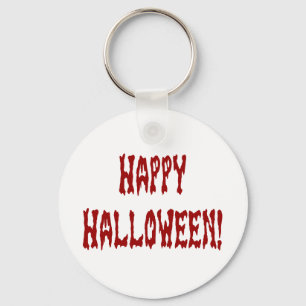 Fröhliches Halloween Gore Text Schlüsselanhänger