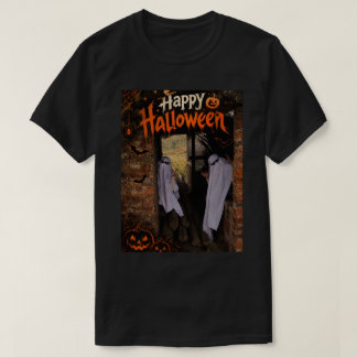 Fröhliches Halloween – Gruselige Geister im Spukha T-Shirt