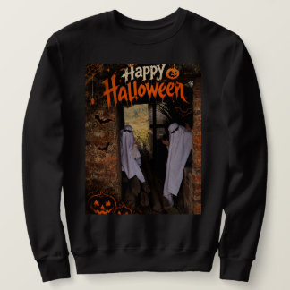 Fröhliches Halloween – Gruselige Geister Spukhaus Sweatshirt