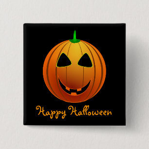Fröhliches Halloween Jack 'o Lantern Button