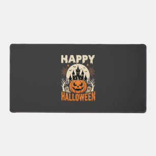 Fröhliches Halloween Jack O Lantern Verzaubertes S Schreibtischunterlage