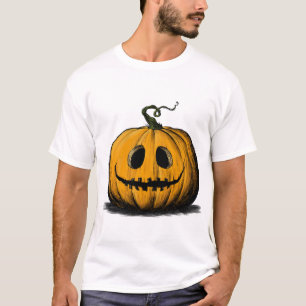 Fröhliches Halloween Jack O'Lantern Erwachsener Na T-Shirt