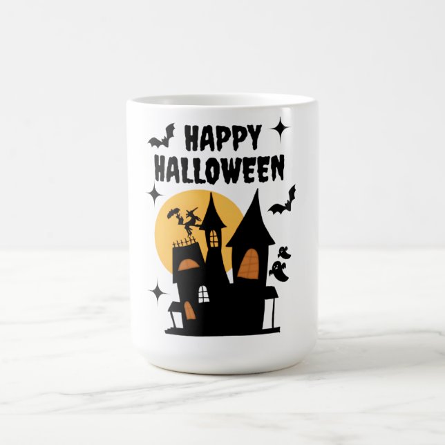 Fröhliches Halloween  Kaffeetasse (Mittel)