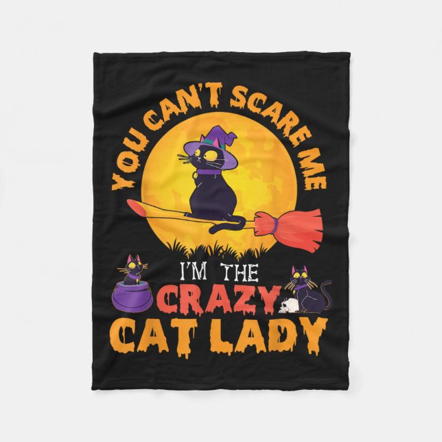 Fröhliches Halloween kannst du mir nicht zusagen,  Fleecedecke (Vorderseite)