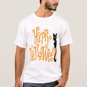 FRÖHLICHES HALLOWEEN KATZE T-Shirt