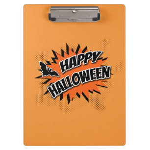 Fröhliches Halloween Klemmbrett